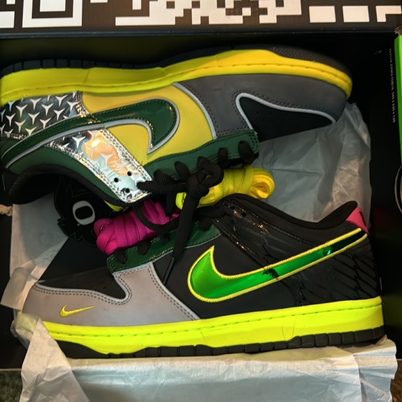 Nike Dunk low what the Duck multicolored size 10 - Picture 4 of 10